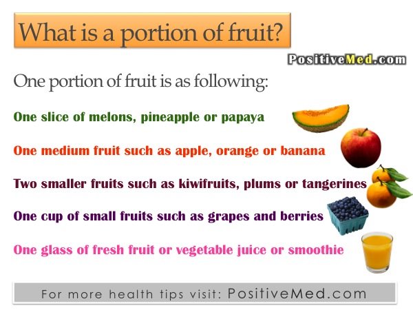  What Is A Portion Of Fruit PositiveMed