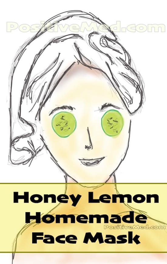 honey lemon homemade skin mask