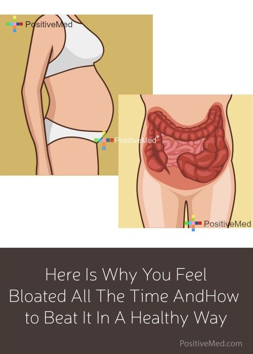 Here Is Why You Feel Bloated All The Time And How to Beat It In A Healthy Way
