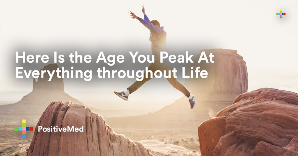 Here Is the Age You Peak At Everything throughout Life.
