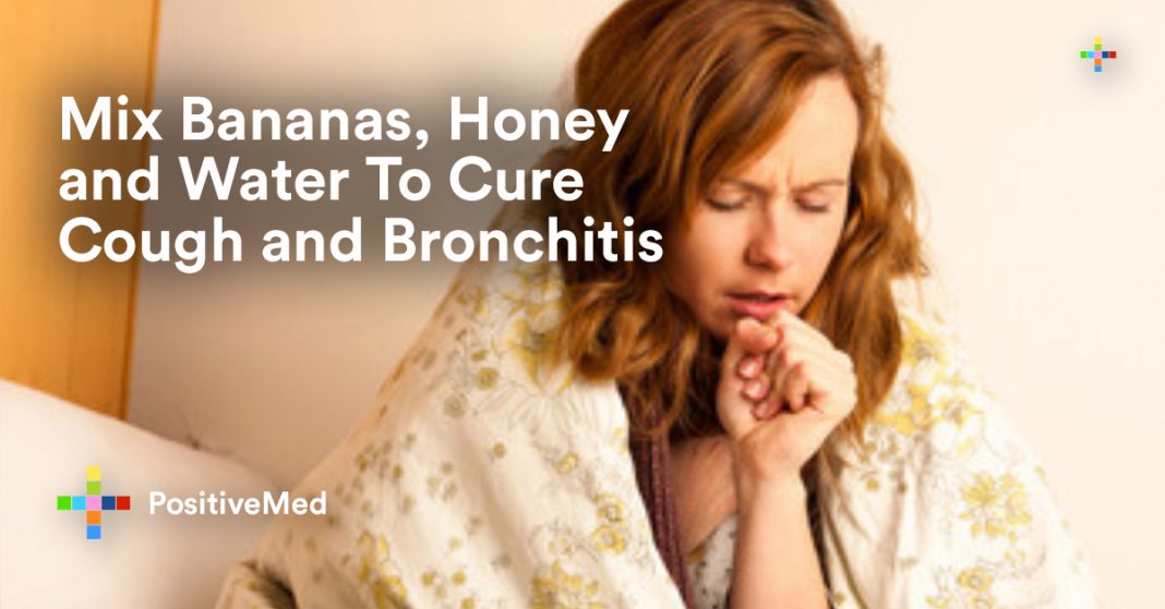 Mix Bananas, Honey and Water To Cure Cough and Bronchitis