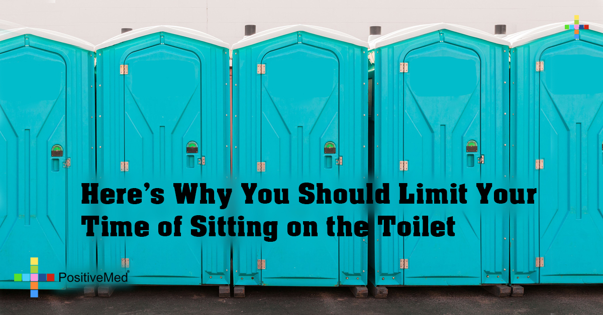 Here's Why You Should Limit Your Time of Sitting on the Toilet