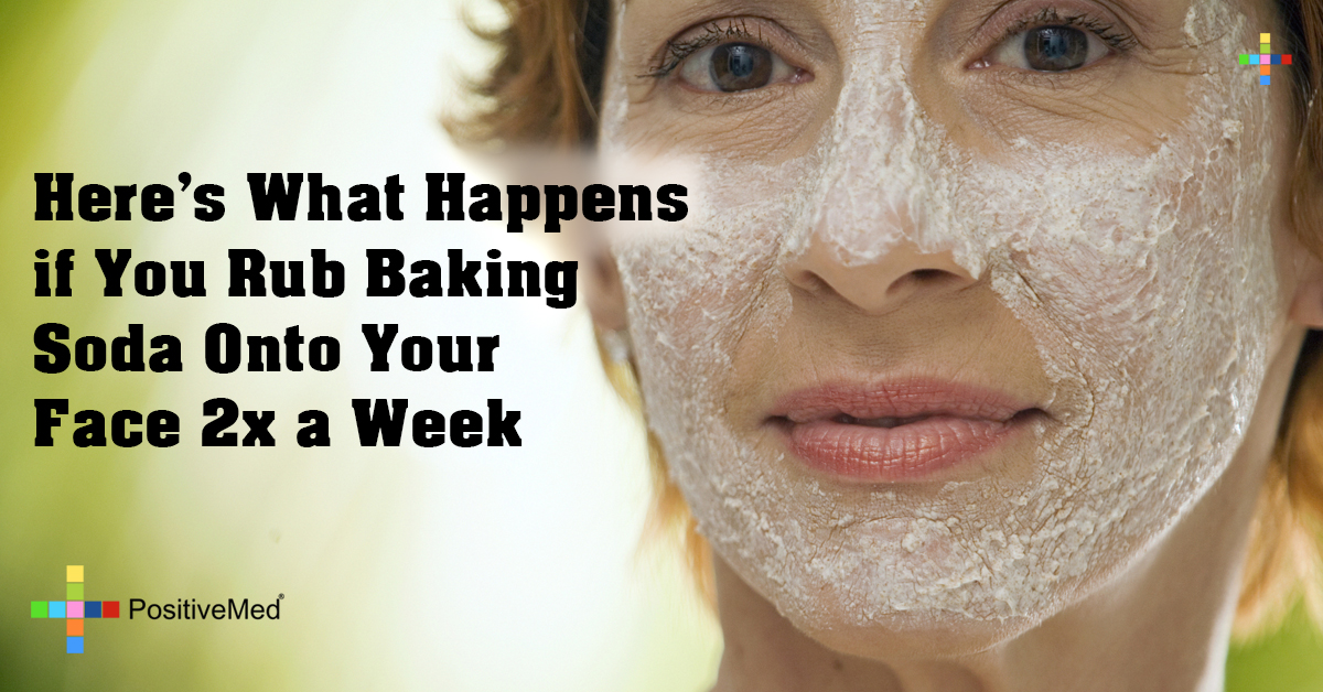 Here's What Happens if You Rub Baking Soda Onto Your Face 2x a Week