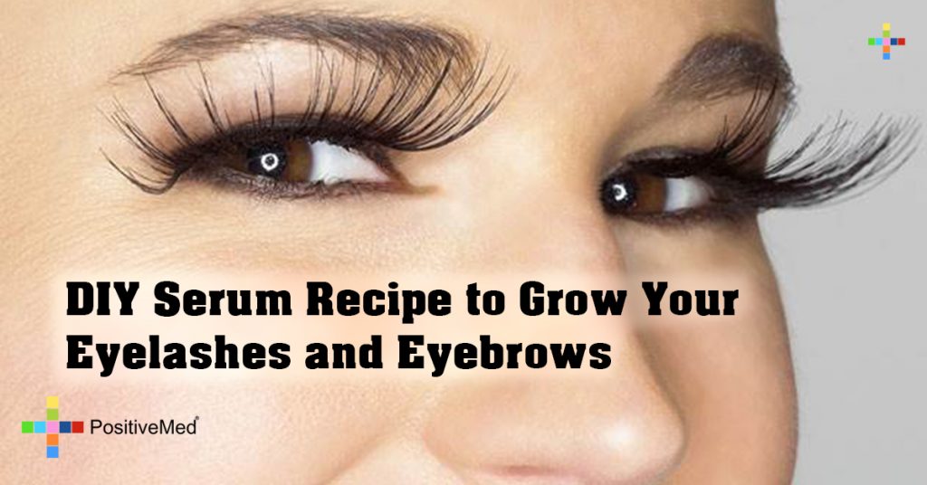 DIY Serum Recipe to Grow Your Eyelashes and Eyebrows