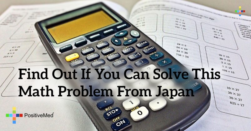 japanese math problem solving