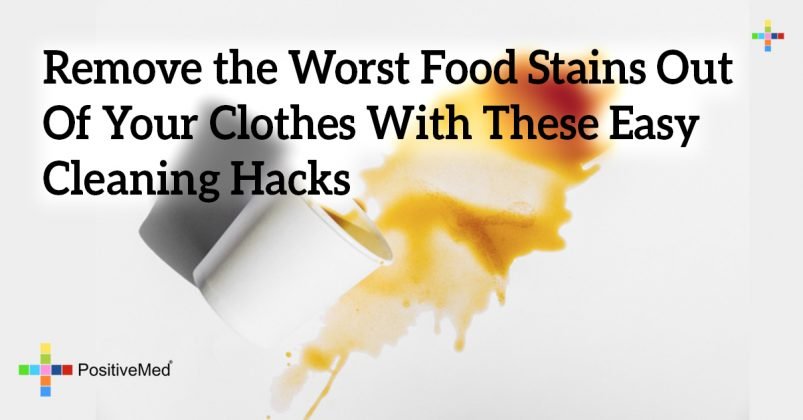 Remove the Worst Food Stains Out Of Your Clothes With These Easy ...