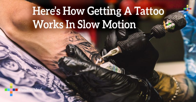 Here’s How Getting A Tattoo Works In Slow Motion