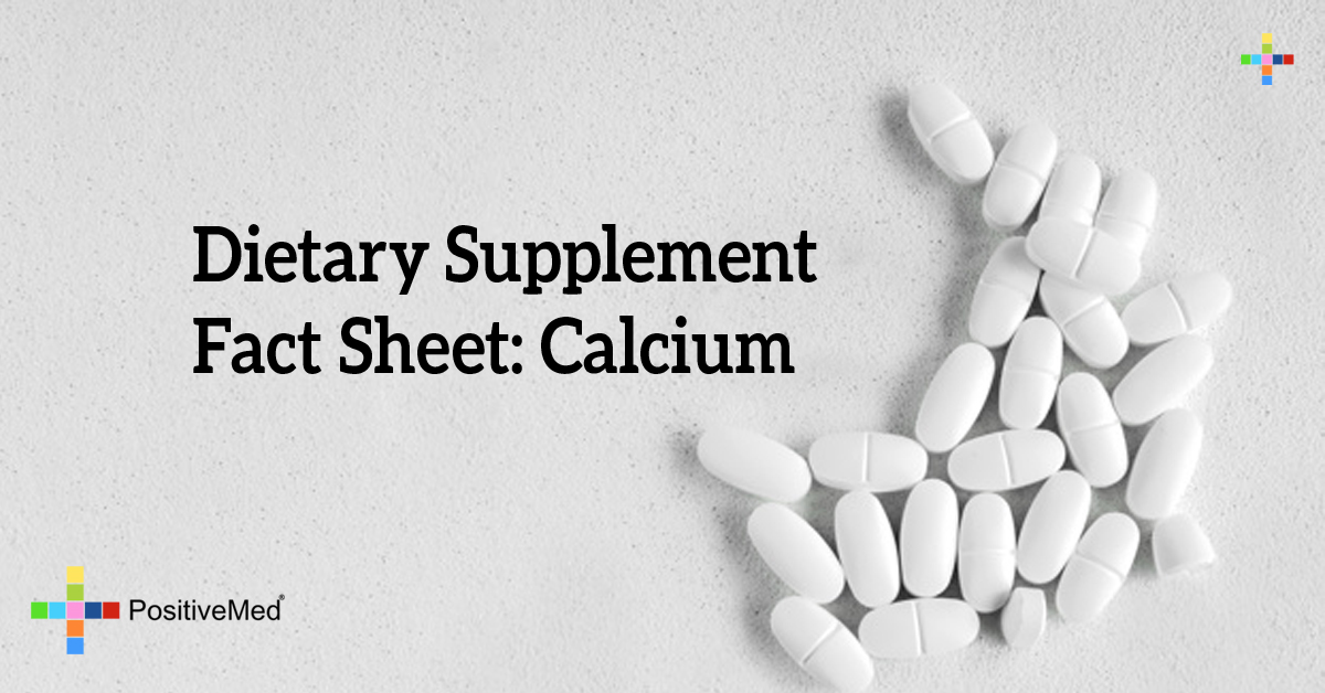 Dietary Supplement Fact Sheet Calcium