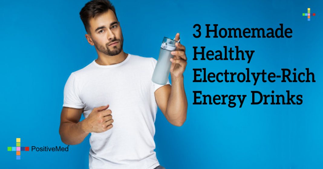 3 Homemade Healthy ElectrolyteRich Energy Drinks